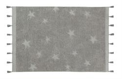 Lorena Canals Eksklusive børnetæpper Hippy stars grey 120 x 175 cm